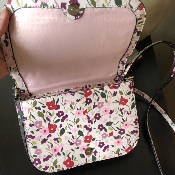 SOLD Kate Spade Floral Laurel Way Boho Purse - Picture 4 of 6